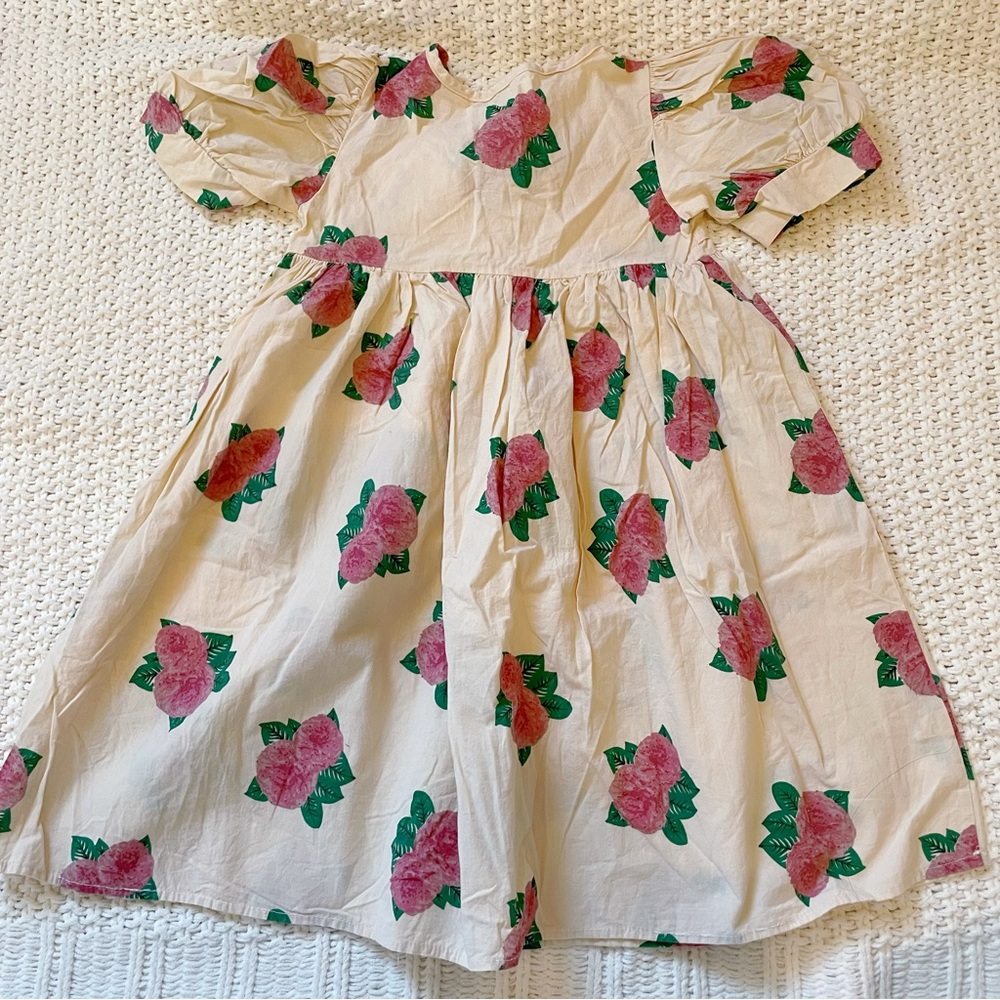 Girls Flower Print Dress